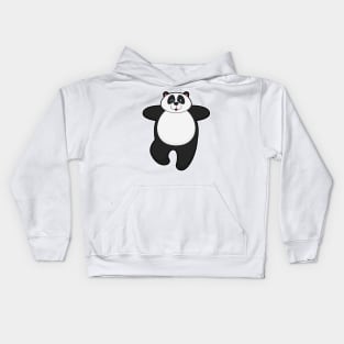 Panda at Yoga Stretching exercise Kids Hoodie